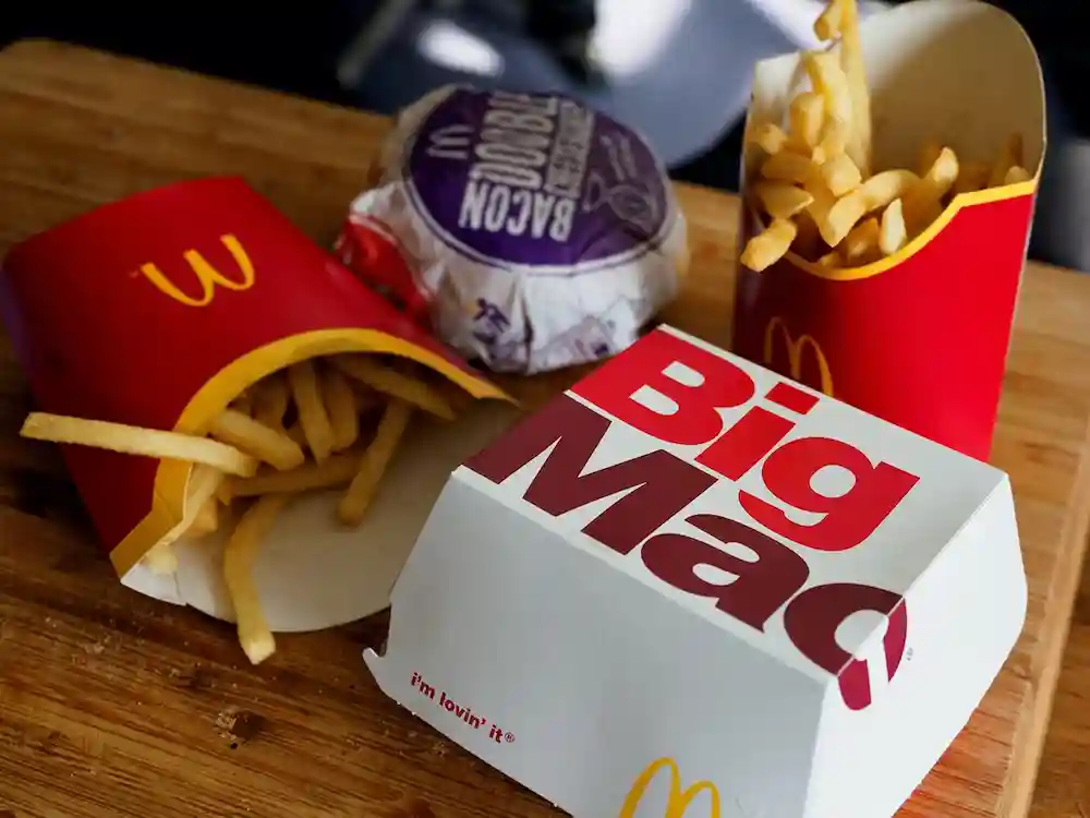 McDonald's menu in 2024