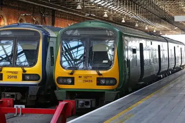 Non stop train between Dublin and Cork