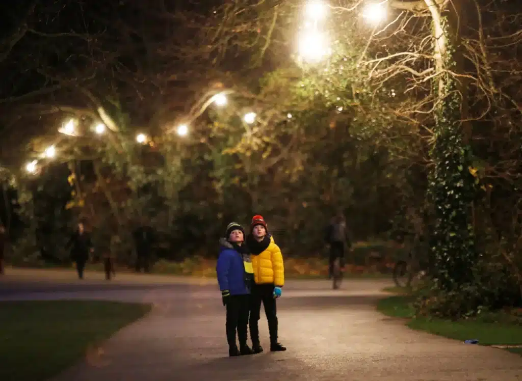 illuminated walks Marlay and Cabinteely Park