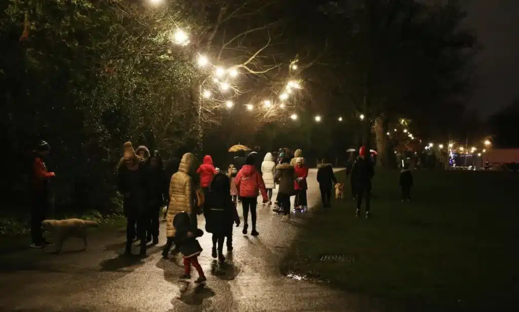 people on Marlay and Cabinteely Park