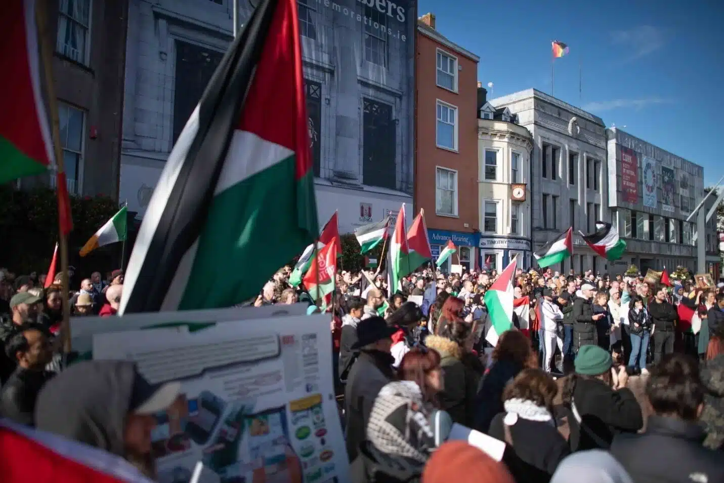 protesters demand Ceasefire in Gaza