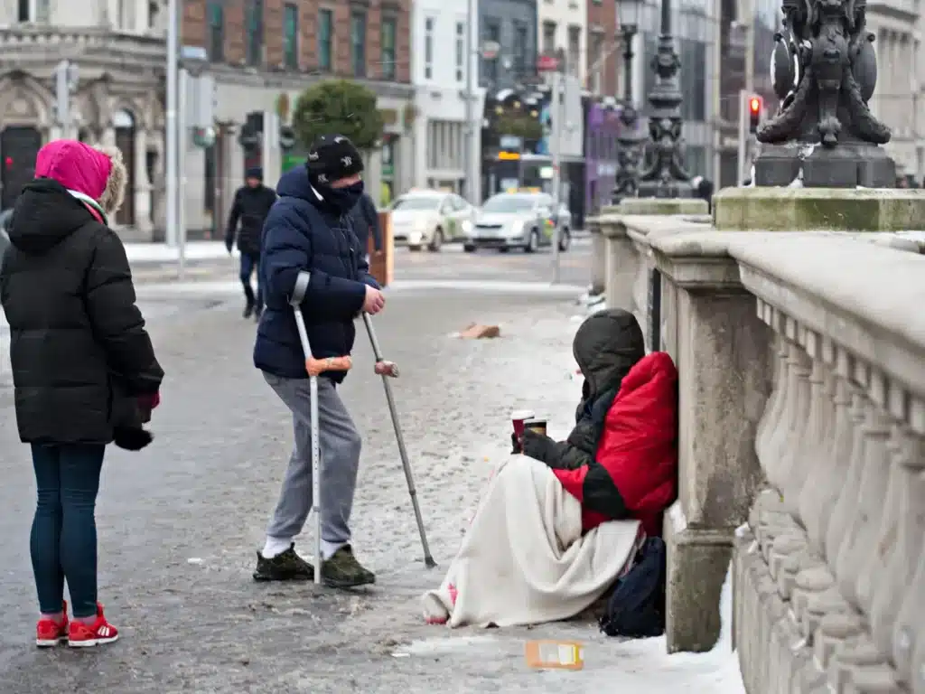Homeless People in Dublin at record high