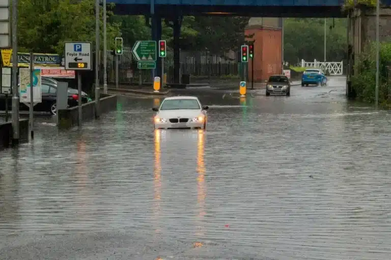 Heavy Rain Warning and Possible Flooding  in Western Ireland