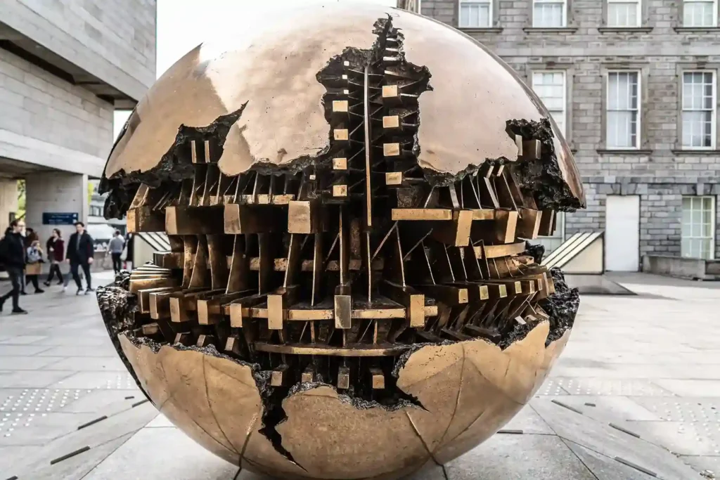 Sphere-within-Sphere-Famous Statues in Dublin