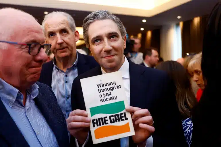 Simon Harris, The New Fine Gael Leader Rules Out Early Election Simon Hrris New Fine Gael Leader