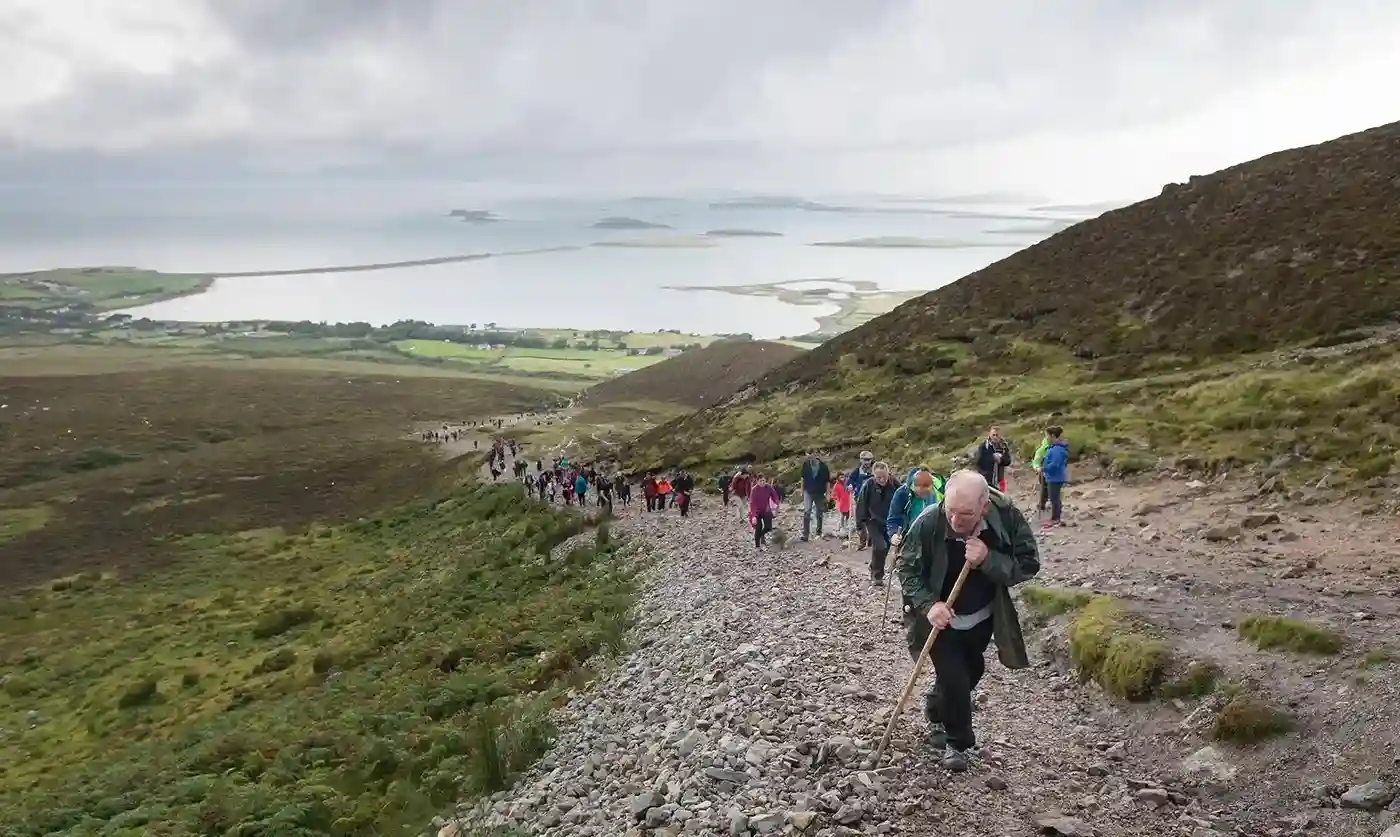 new pilgrim path opened at Croagh Patrick