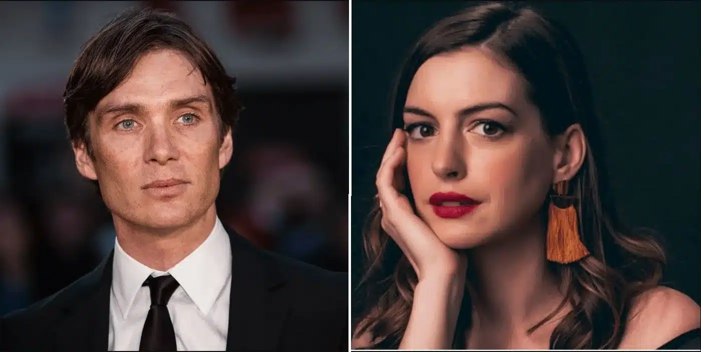 Cillian Murphy and Anne Hathaway Versace's Icons Collection Campaign