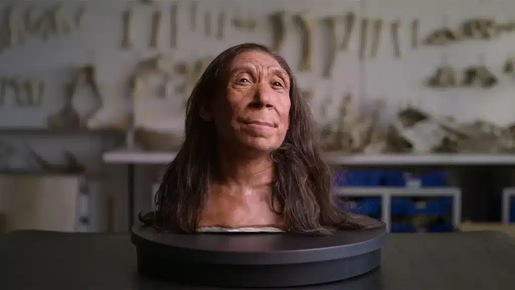 The face of Neanderthal woman