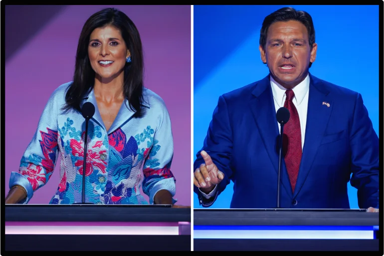 Remarkable Support to Trump on 2nd Day of RNC, from Haley and DeSantis Trump on 2nd Day of RNC