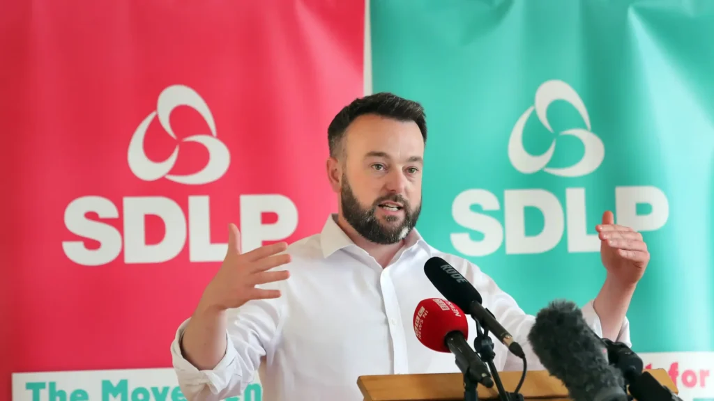 SDLP Leader Colum Eastwood