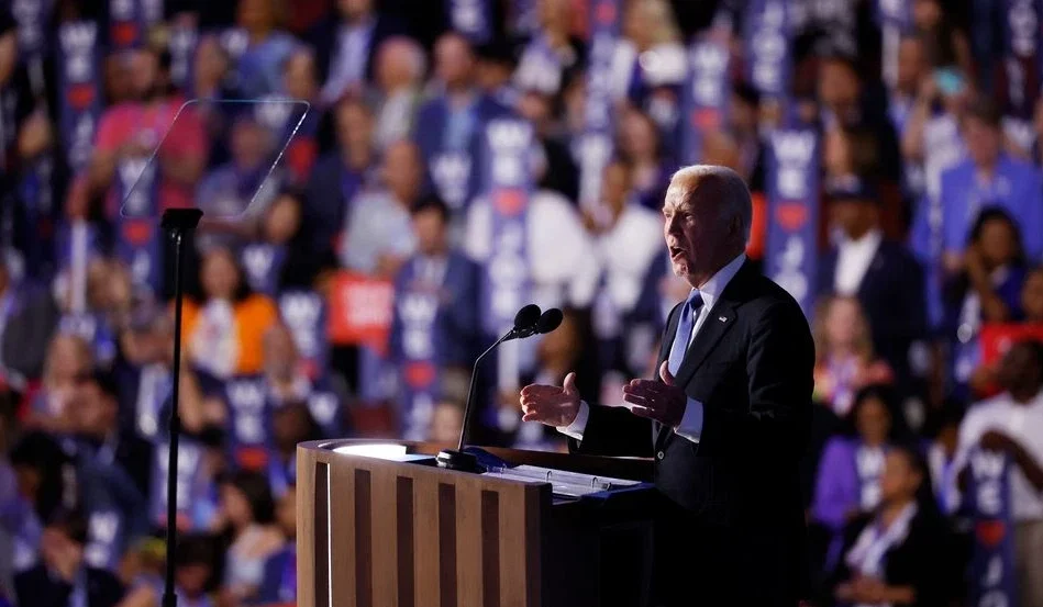 President Joe Biden Passes the Torch to Kamala Harris in Emotional Farewell Speech at DNC Farewell Speech at DNC