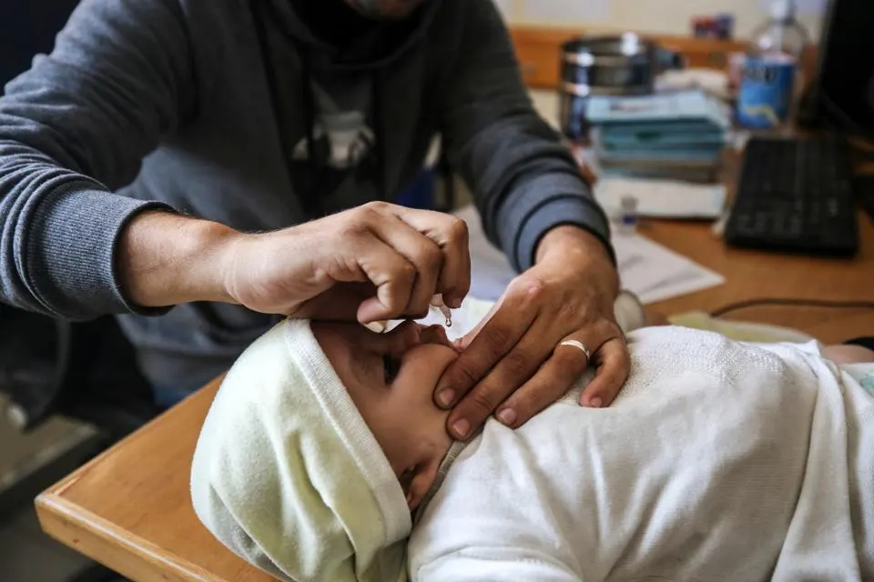 First Case Of Polio Confirmed By WHO In Gaza First case of Polio
