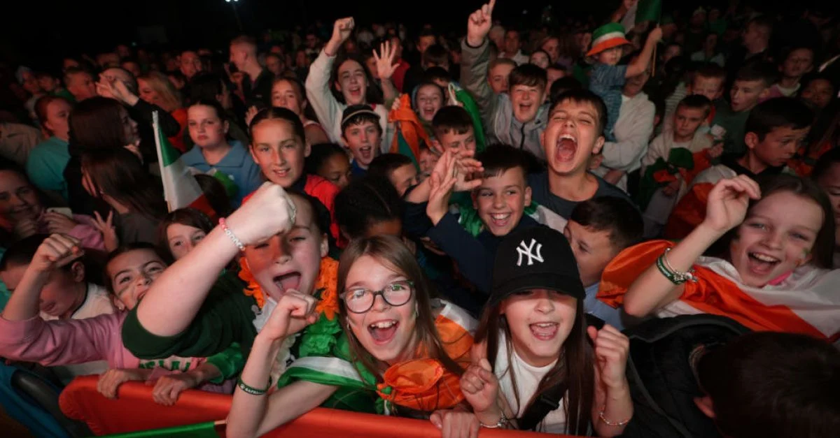 Team ireland homecoming
