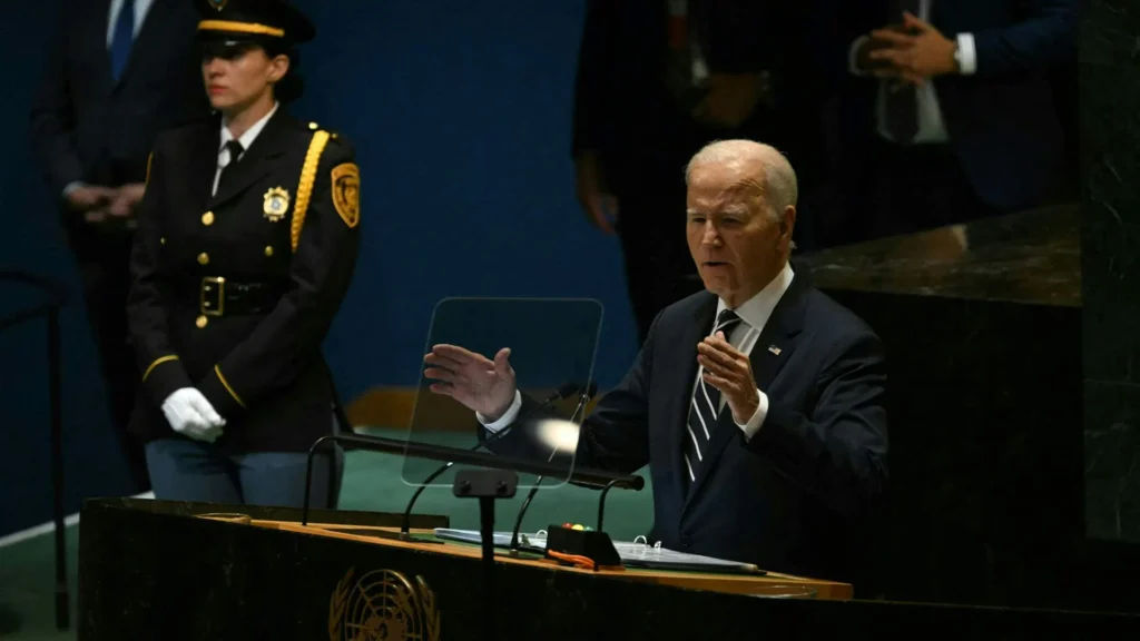 Biden speech at UN includes