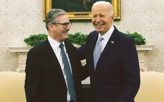 Biden and Starmer meeting on Ukraine's long-range missiles