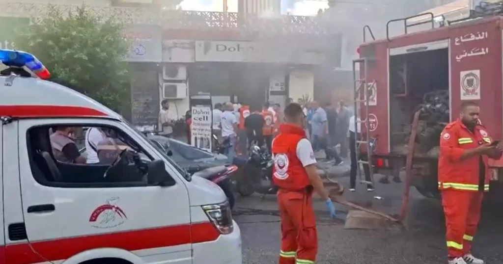 Lebanese health ministry blames Israel