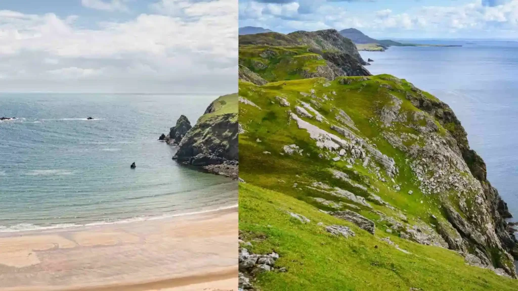 Secret Waterfall Donegal | Hidden Gem You Can Only Visit at Low Tide Largy Viewpoint-secret waterfall Donegal