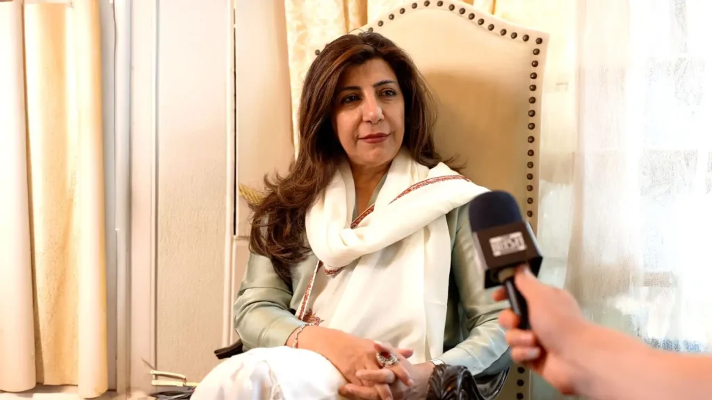 Ambassador Farooqui during the interview with The Irish Insider