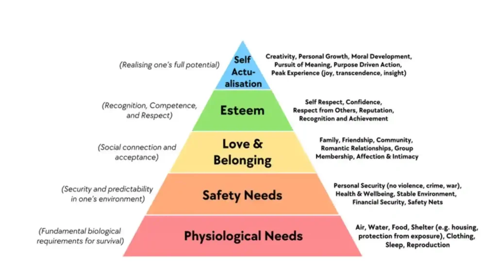 maslow's hierarchy of needs