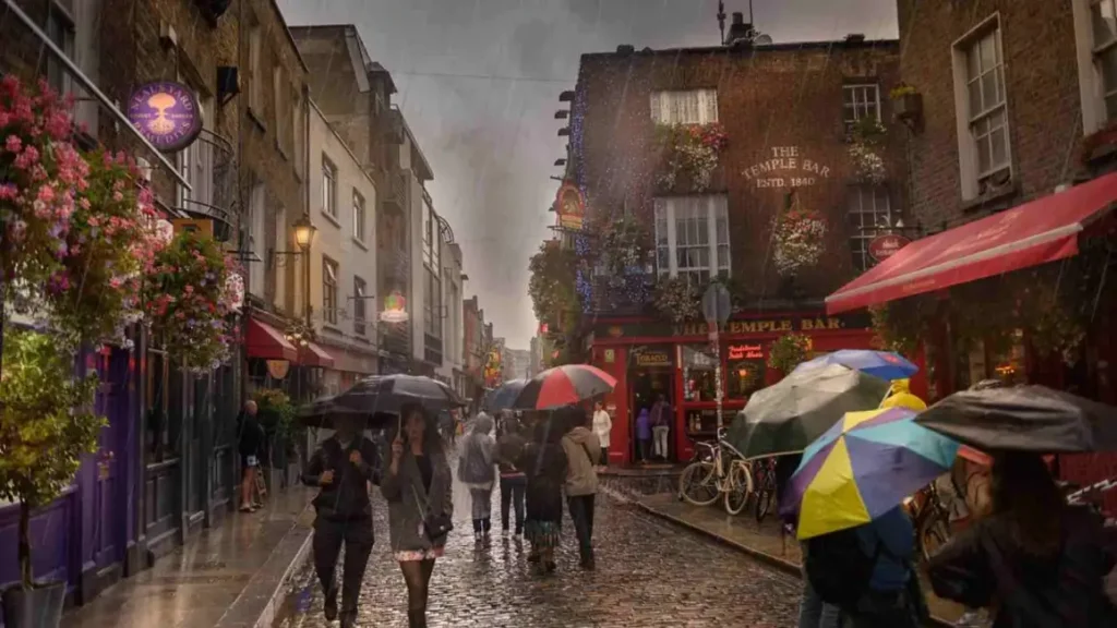 Forecast Predicts Rainfall Across Ireland