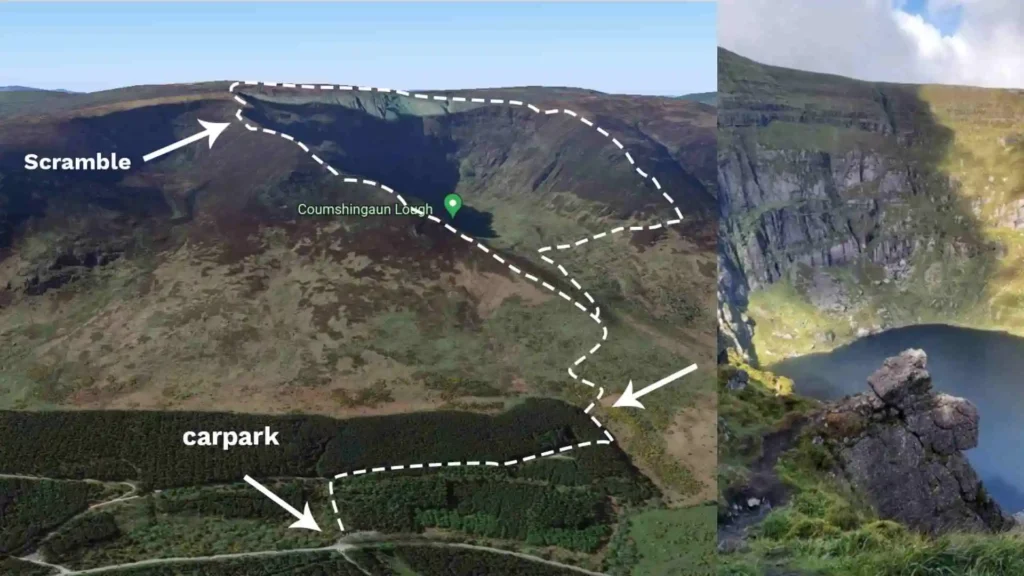 Hiking Coumshingaun Lake: Ireland’s Glacial Gem Trail Getting to the Coumshingaun Lough Trailhead