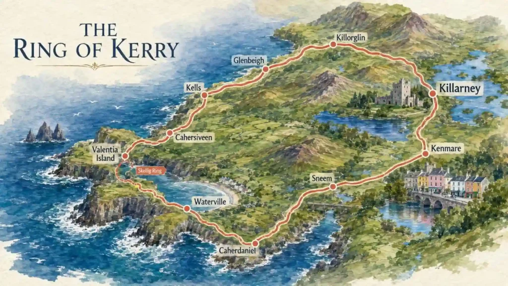 Ring of Kerry Itinerary Guide 2026: Best Stops, Map & Travel Tips Ring of Kerry