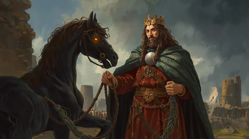 How did King Brian Boru tame the king?