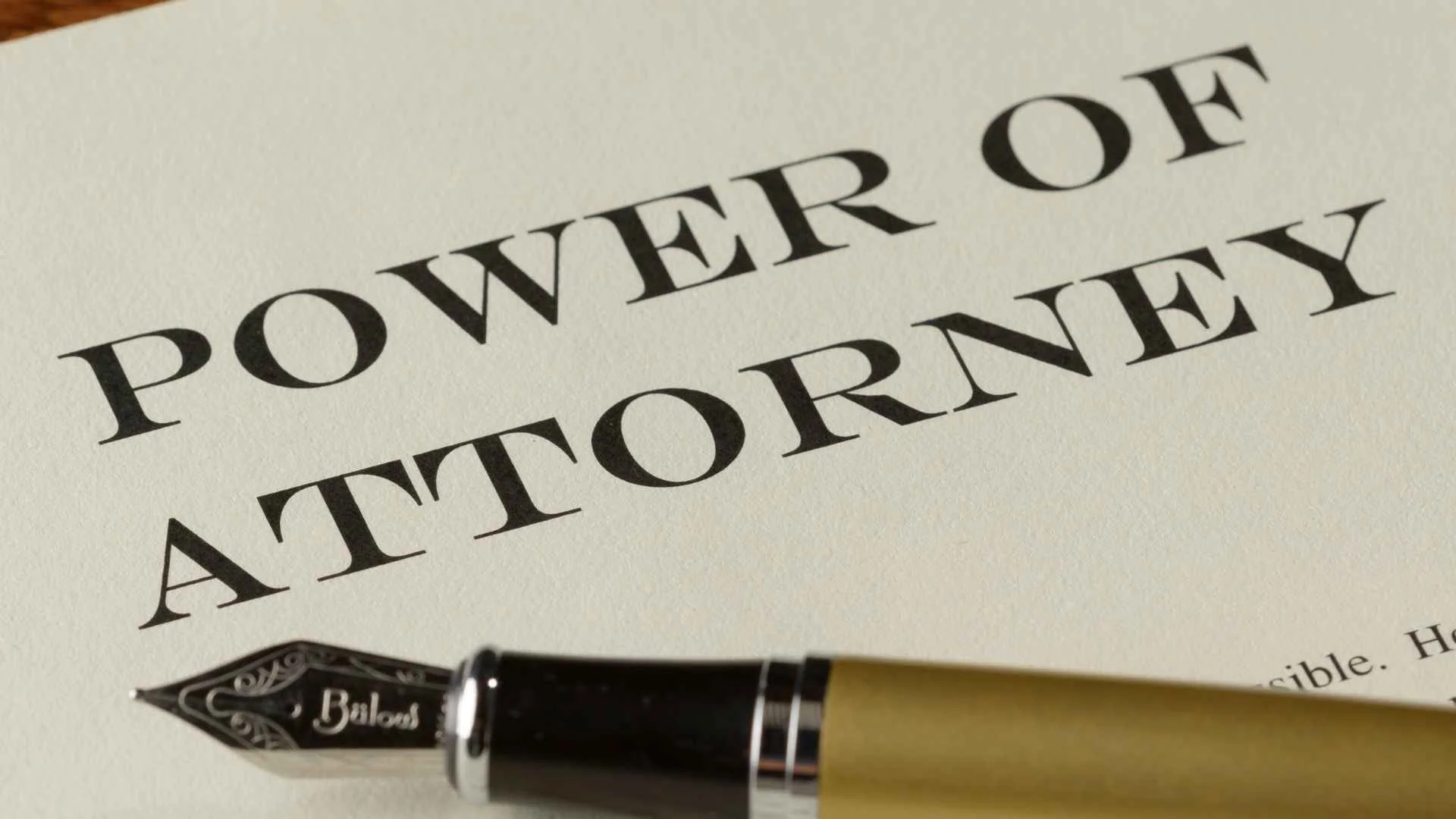 Power of Attorney protects